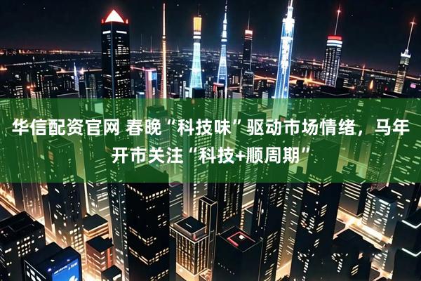 华信配资官网 春晚“科技味”驱动市场情绪，马年开市关注“科技+顺周期”